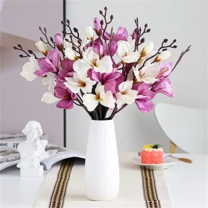 Orchidée blanche artificielle
