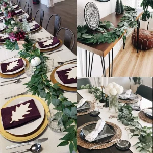 Guirlande artificielle d'eucalyptus pour mariage