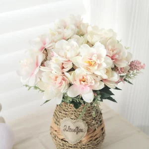 Bouquet de pivoine artificielle