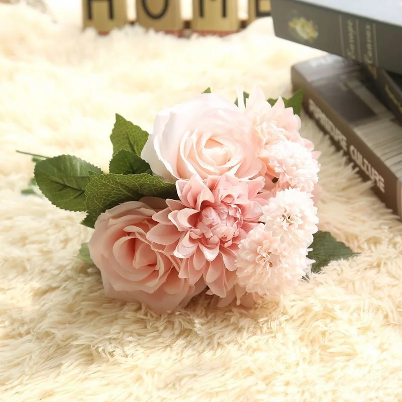 Assortiment de Roses et Dahlia artificielles – Image 9