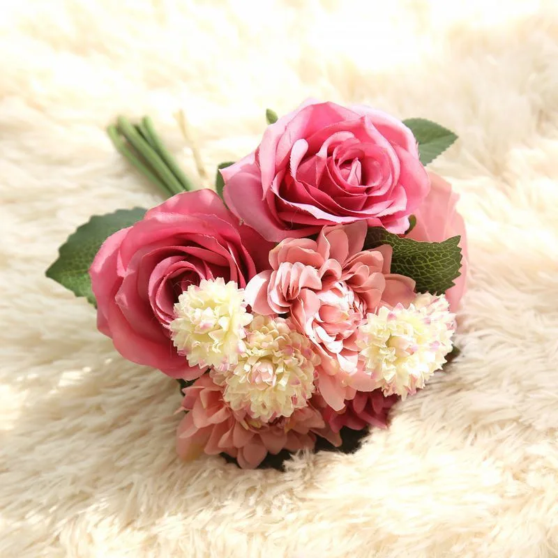 Assortiment de Roses et Dahlia artificielles – Image 7