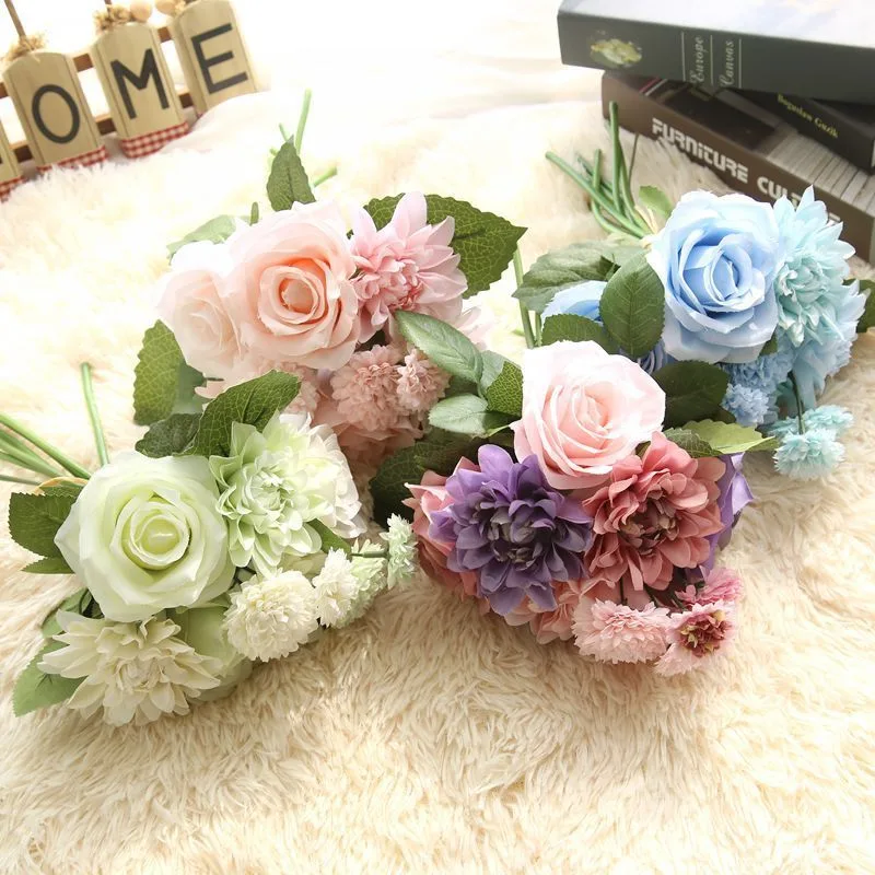 Assortiment de Roses et Dahlia artificielles – Image 5