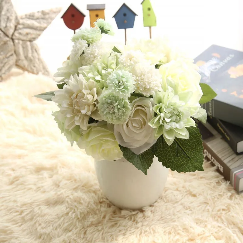 Assortiment de Roses et Dahlia artificielles – Image 3