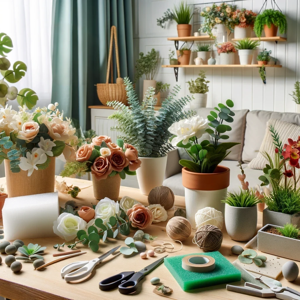 Fleurs et plantes artificielles pour votre intérieur 136 Comment créer soi-même ses plantes artificielles ?