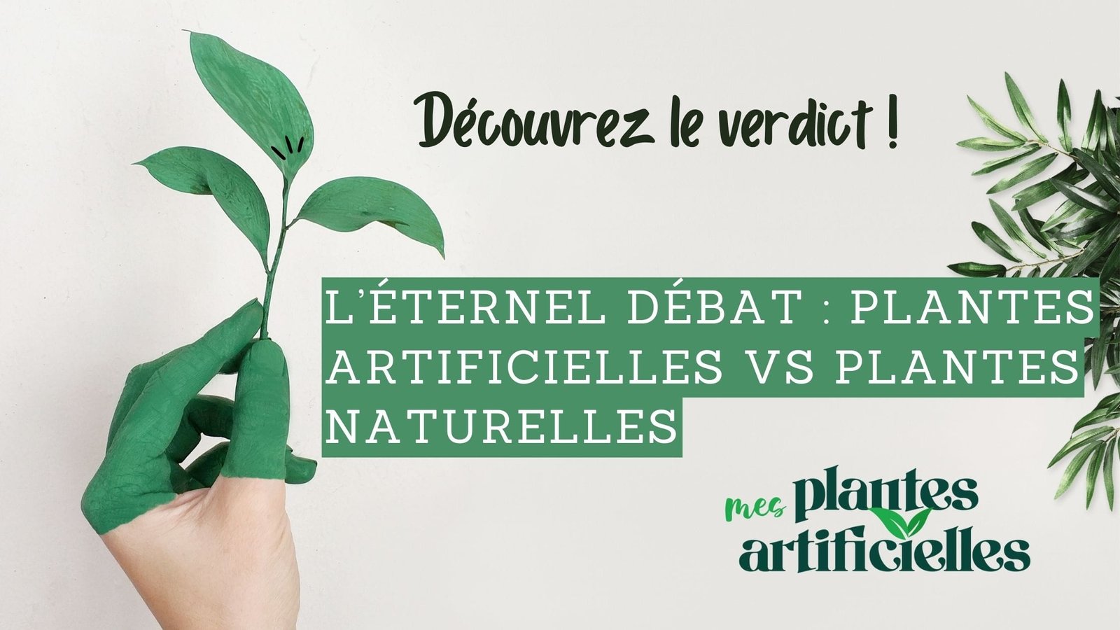 Plantes artificielles VS plantes naturelles, un débat éternel